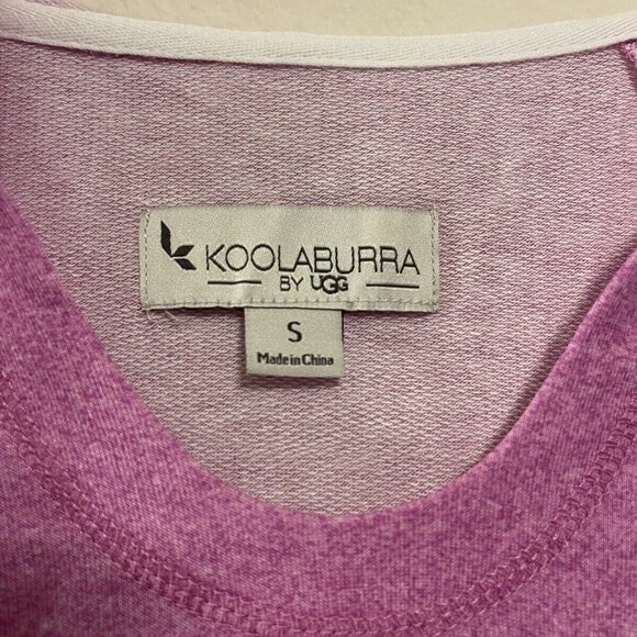 Koolaburra by UGG Light & Airy French Lounge Hoodie w/ Packets Women's Pink S - Picture 4 of 10